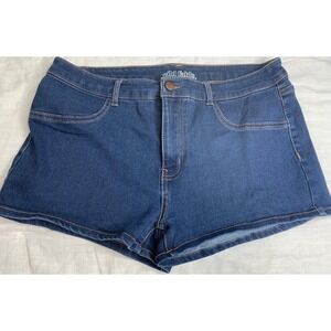 Wild Fable Women's Dark Blue High Rise Jean Shorts - Size 14